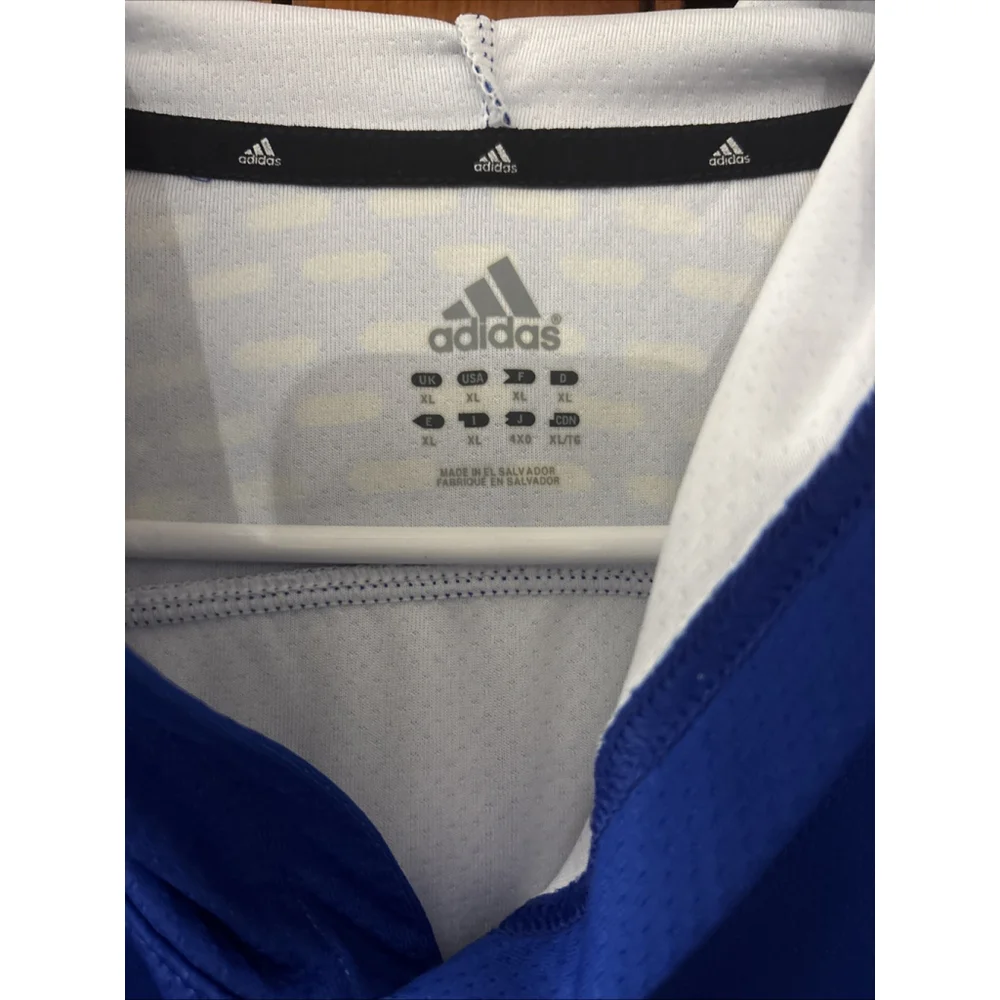 University of Delaware Blue Hens Sleeveless Adidas Hoodie Sweatshirt Adult XL
